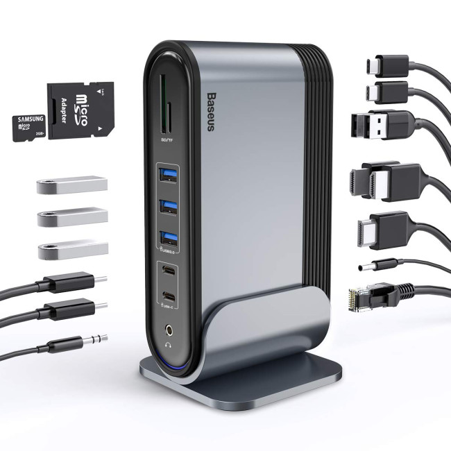 Baseus Working Station 17-in-1 USB-C докинг станция