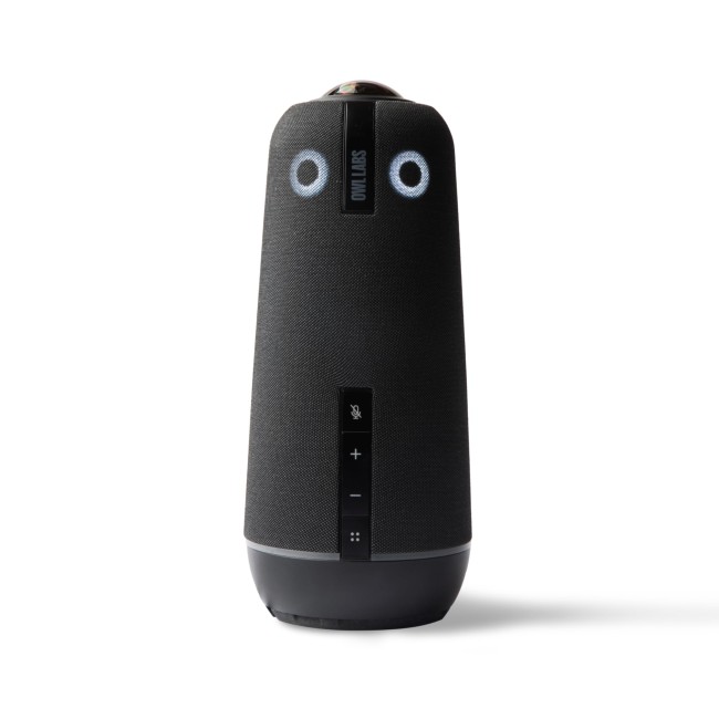 Owl Labs Meeting Owl 4+ 360-Degree, 4K Smart Video Conference Camera, Microphone and Speaker (Automatic Speaker Focus, Smart Zooming and Noise Equalising, видеоконферентна система с камера, микрофон и говорител