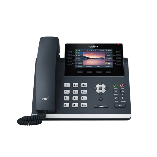 Yealink SIP-T46U IP телефон, без захранване Yealink SIP-T46U IP телефон, без захранване