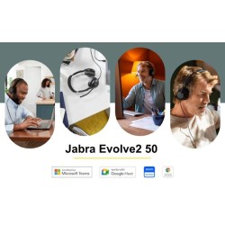 Надеждни жични слушалки и то с Bluetooth! Има такава екстра с Jabra Evolve2 50