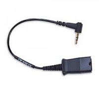 Jabra QD към 3.5 mm кабел, черен, прав