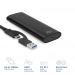 ACT AC1615 външна кутия за SSD диск, USB-C M.2 NVMe / PCIe SSD ACT AC1615 външна кутия за SSD диск, USB-C M.2 NVMe / PCIe SSD