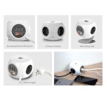 ACT разклонител куб с 3 гнезда, 3 x USB-A, бял, 3.0 м, с ключ