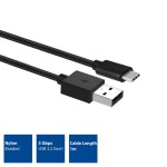 ACT AC3094 USB-A към USB-C кабел 1 м (USB 3.2 Gen1, 5Gbps, найлон)
