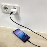 ACT AC3096 USB 2.0 USB-C към USB-C кабел, 1 м, 60W, найлонова оплетка ACT AC3096 USB 2.0 USB-C към USB-C кабел, 1 м, 60W, найлонова оплетка