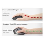 ACT AC5155 безжична ергономична мишка с Bluetooth и USB-C/USB-A приемник