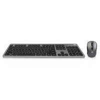 ACT AC5710 безжичен комплект клавиатура и мишка, USB-C/USB-A, 2.4 GHz, 1600 DPI, черен