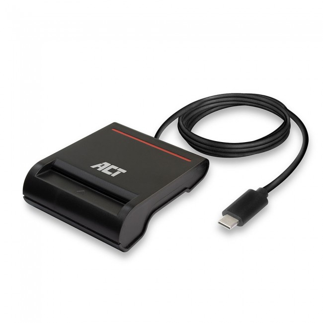 ACT AC6020 USB-C четец за смарт карти и eID, ISO 7816 ACT AC6020 USB-C четец за смарт карти и eID, ISO 7816