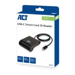 ACT AC6020 USB-C четец за смарт карти и eID карти ACT AC6020 USB-C четец за смарт карти и eID карти