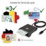 ACT AC6020 USB-C четец за смарт карти и eID, ISO 7816 ACT AC6020 USB-C четец за смарт карти и eID, ISO 7816