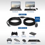 ACT AC6110 USB 3.2 Gen1 активен удължител USB-A, 10 м, SuperSpeed 5 Gbps ACT AC6110 USB 3.2 Gen1 активен удължител USB-A, 10 м, SuperSpeed 5 Gbps