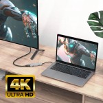ACT AC7013 HUB USB-C 2x HDMI + 1x USB-A Multiport адаптер, 4K, MST, 12 см