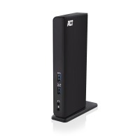 ACT AC7049 универсална докинг станция USB-C/USB-A за два HDMI монитора с DisplayLink