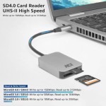 ACT AC7056 USB-C четец за карти SD и microSD (SD 4.0 UHS-II)