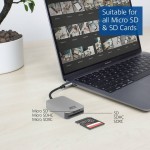 ACT AC7056 USB-C четец за карти SD и microSD (SD 4.0 UHS-II)