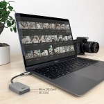 ACT AC7056 USB-C четец за карти SD и microSD (SD 4.0 UHS-II)