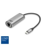 ACT AC7081 USB-C към 2.5 Gigabit Ethernet адаптер, USB 3.2 Gen1, RJ45, алуминиев корпус