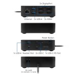 ACT AC7150 универсална USB-C докинг станция с DisplayLink, поддръжка на 2× 4K HDMI/DisplayPort монитора и 85W Power Delivery ACT AC7150 универсална USB-C докинг станция с DisplayLink, поддръжка на 2× 4K HDMI/DisplayPort монитора и 85W Power Delivery