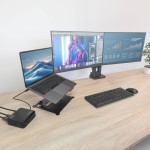 ACT AC7150 универсална USB-C докинг станция с DisplayLink, поддръжка на 2× 4K HDMI/DisplayPort монитора и 85W Power Delivery ACT AC7150 универсална USB-C докинг станция с DisplayLink, поддръжка на 2× 4K HDMI/DisplayPort монитора и 85W Power Delivery