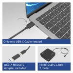 ACT AC7150 универсална USB-C докинг станция с DisplayLink, поддръжка на 2× 4K HDMI/DisplayPort монитора и 85W Power Delivery ACT AC7150 универсална USB-C докинг станция с DisplayLink, поддръжка на 2× 4K HDMI/DisplayPort монитора и 85W Power Delivery