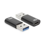 ACT AC7376 USB-A към USB-C адаптер – USB 3.2 Gen1, 5Gbps ACT AC7376 USB-A към USB-C адаптер – USB 3.2 Gen1, 5Gbps
