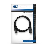 ACT AC7431 USB-C към USB-C кабел, USB4, 20Gbps, 240W, USB-IF сертифициран, 1 метър