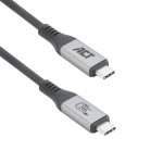 ACT AC7452 USB4 80Gbps Thunderbolt 5 USB-C към USB-C кабел 240W, 1.5 м ACT AC7452 USB4 80Gbps Thunderbolt 5 USB-C към USB-C кабел 240W, 1.5 м