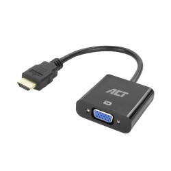 ACT AC7535 HDMI към VGA адаптер с аудио (0.25 м, 1080p)