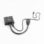 ACT AC7535 HDMI към VGA адаптер с аудио (0.25 м, 1080p)