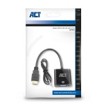 ACT AC7535 HDMI към VGA адаптер с аудио (0.25 м, 1080p)