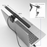 ACT LED лампа за лаптоп с регулируема яркост с щипка, USB захранване