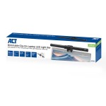 ACT LED лампа за лаптоп с регулируема яркост с щипка, USB захранване