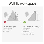 ACT LED лампа за монитор с USB захранване, сензорно управление и автоматично регулиране на яркосттта