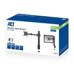 ACT Office Solid Pro настолна стойка за 1 монитор от 10" до 32" 