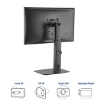 ACT Office ергономична настолна стойка с газова пружина за 1 монитор до 32”