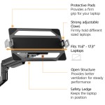ACT Office Premium ергономична стойка с газов механизъм за 1 монитор до 49” и лаптоп до 17.3” ACT Office Premium ергономична стойка с газов механизъм за 1 монитор до 49” и лаптоп до 17.3”