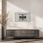 ACT AC8357 ултратънка Full Motion стойка за телевизор 43"–90", VESA, до 50 кг