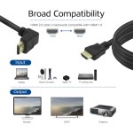 ACT HDMI M/M кабел с един ъглов конектор, 1.0M