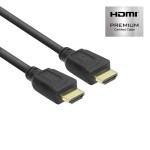 ACT AK3945 HDMI Premium сертифициран кабел, 3 м, 4K 60Hz, HDMI 2.0b