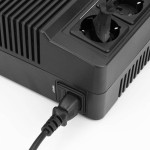 ACT AK5010 захранващ кабел с конектори Schuko CEE 7/7 мъжки (ъглов) – C13 IEC 60320, черен, 2,5 м ACT AK5010 захранващ кабел с конектори Schuko CEE 7/7 мъжки (ъглов) – C13 IEC 60320, черен, 2,5 м