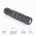 ACT екраниран външен CAT6A RJ45 съединител с IP68 защита