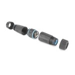 ACT екраниран външен CAT6A RJ45 съединител с IP68 защита