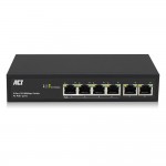 ACT AC4430 6-портов мрежов PoE+ суич, 10/100Mbps, 4x PoE+