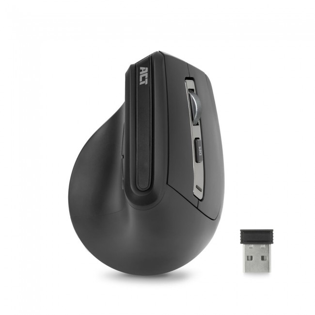 ACT AC5155 безжична ергономична мишка, Bluetooth, 7 бутона, 2400 DPI ACT AC5155 безжична ергономична мишка, Bluetooth, 7 бутона, 2400 DPI