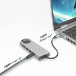 ACT AC7091 USB-C докинг станция с HDMI 4K@60Hz, Gigabit Ethernet, 2x USB-A и USB-C Power Delivery 100W ACT AC7091 USB-C докинг станция с HDMI 4K@60Hz, Gigabit Ethernet, 2x USB-A и USB-C Power Delivery 100W