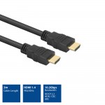 ACT AK3792 HDMI High Speed кабел HDMI A към HDMI A, 2 м, 4K, черен