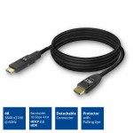 ACT AK4101 HDMI 2.0 High Speed 4K активен оптичен кабел AOC, 15 м, HDMI-A мъжки към HDMI-A мъжки, отделяем конектор ACT AK4101 HDMI 2.0 High Speed 4K активен оптичен кабел AOC, 15 м, HDMI-A мъжки към HDMI-A мъжки, отделяем конектор
