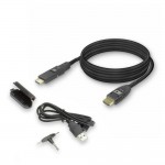 ACT AK4101 HDMI 2.0 High Speed 4K активен оптичен кабел AOC, 15 м, HDMI-A мъжки към HDMI-A мъжки, отделяем конектор ACT AK4101 HDMI 2.0 High Speed 4K активен оптичен кабел AOC, 15 м, HDMI-A мъжки към HDMI-A мъжки, отделяем конектор