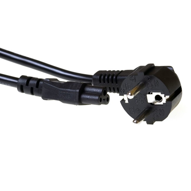 ACT AK5162 Захранващ кабел Schuko CEE 7/7 към IEC 60320 C5, 1 m, черен ACT AK5162 Захранващ кабел Schuko CEE 7/7 към IEC 60320 C5, 1 m, черен