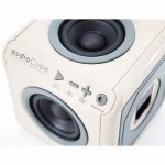 Allocacoc AudioCube колонка, 30W, Bluetooth, AUX 3.5 мм, 360 sound, бежова